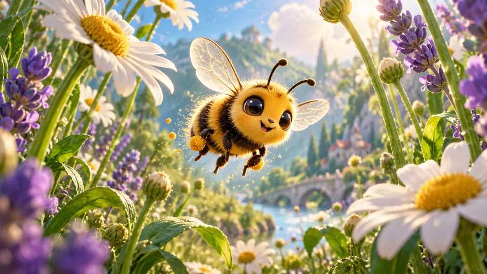 Bee Flap — AI illustrated cover art