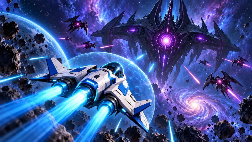 Star Defender — AI illustrated cover art