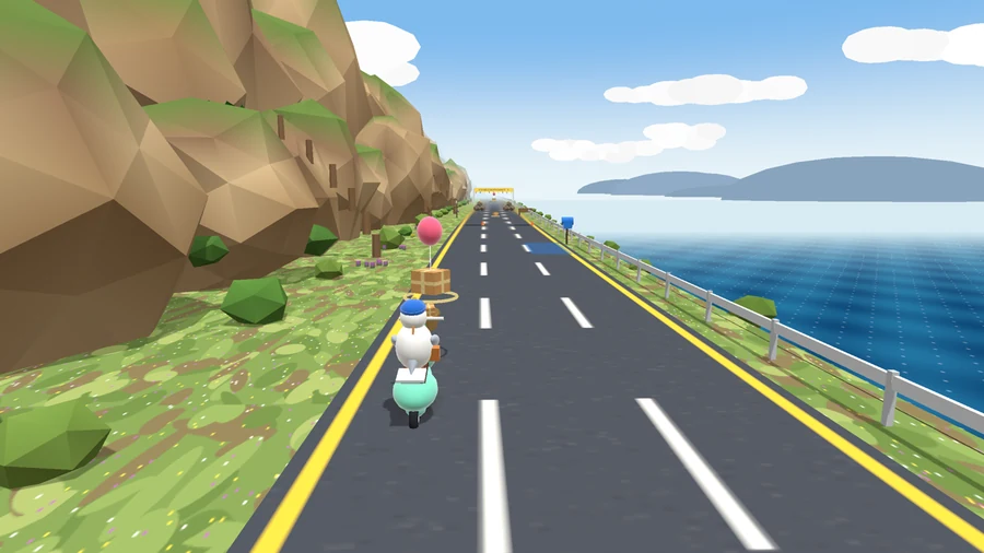 Coastal Cruise actual game scene