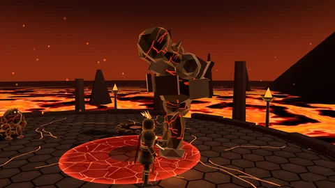 Ember Arena — rendered scene from the playable game