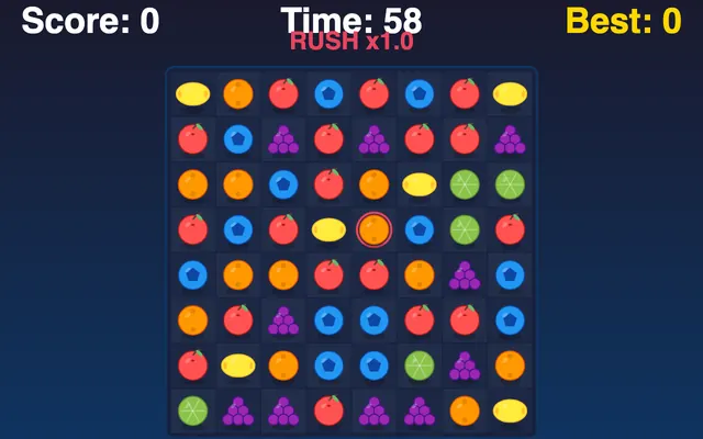 Fruit Frenzy Match-3, a match-3 puzzle game
