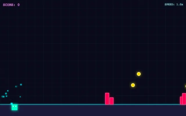 Neon Dash, a endless runner game